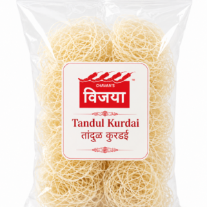 Rice Kurdai(तांदूळ कुरडई)
