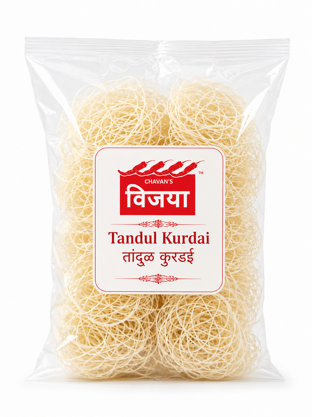 Rice Kurdai(तांदूळ कुरडई)