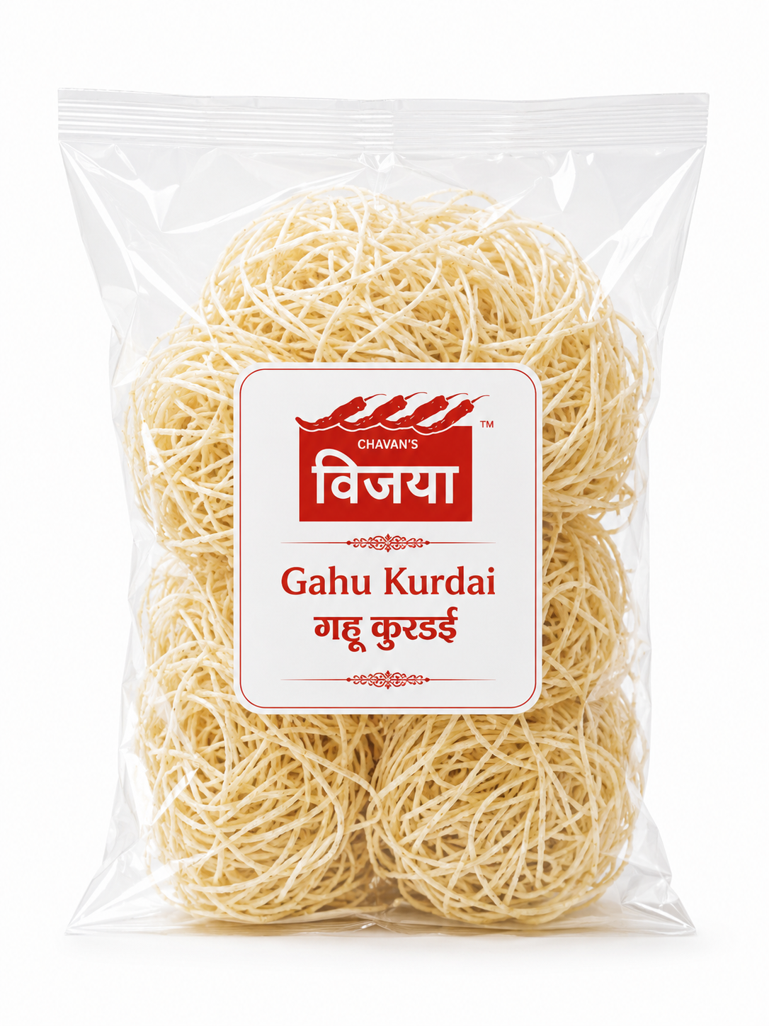 Wheat Kurdai(गहू कुरडई)